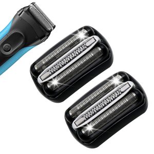 2Pack 32B Series 3 Electric Shaver Replacement Head Accessories for  S3 Foil & Cutter Razor Heads, Applicable for  S3 3040s 3010s 310s 3000s 3050cc 3080s 390cc Etc